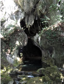 Hourglass Entrance to ATM Cave