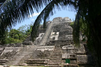 High Temple at Lamanai Mayan Ruins