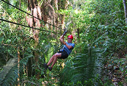 Ziplining
