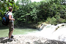 Hiking at Rio Blanco Falls